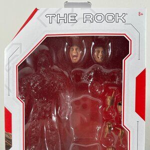 Empty Box + Parts: Mattel WWE Ultimate Edition The Rock Wrestling Action Figure